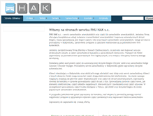 Tablet Screenshot of hak-auto.pl